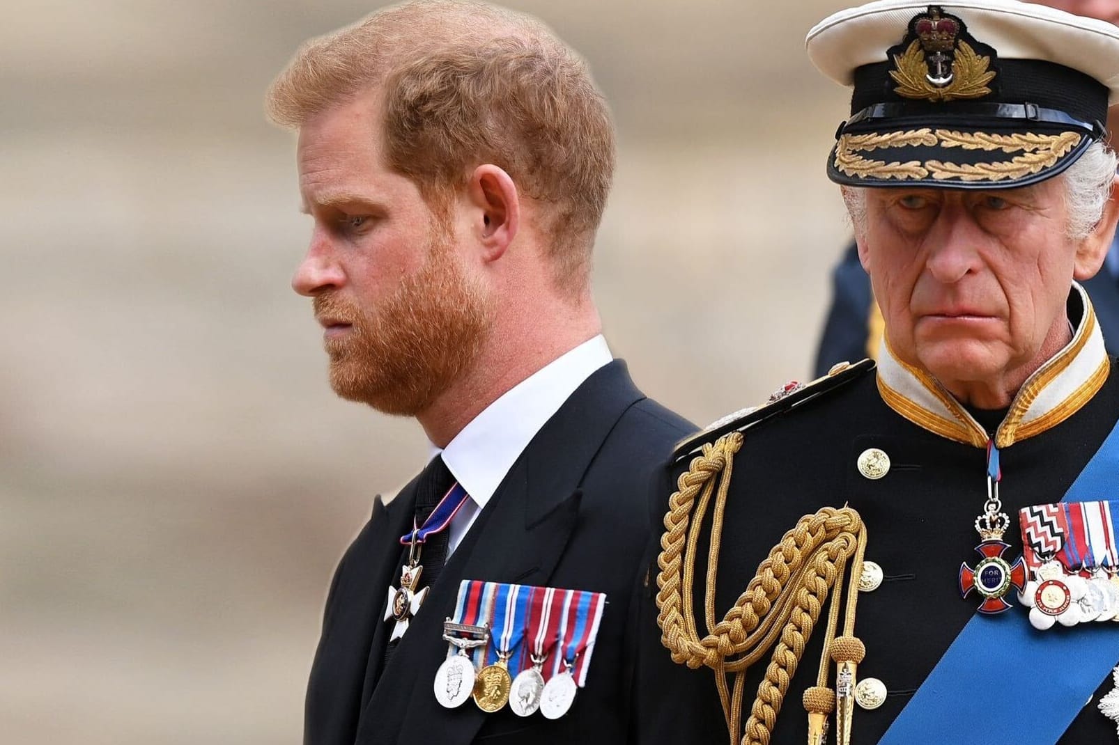 Prinz Harry und König Charles III. sahen sich nur kurz.