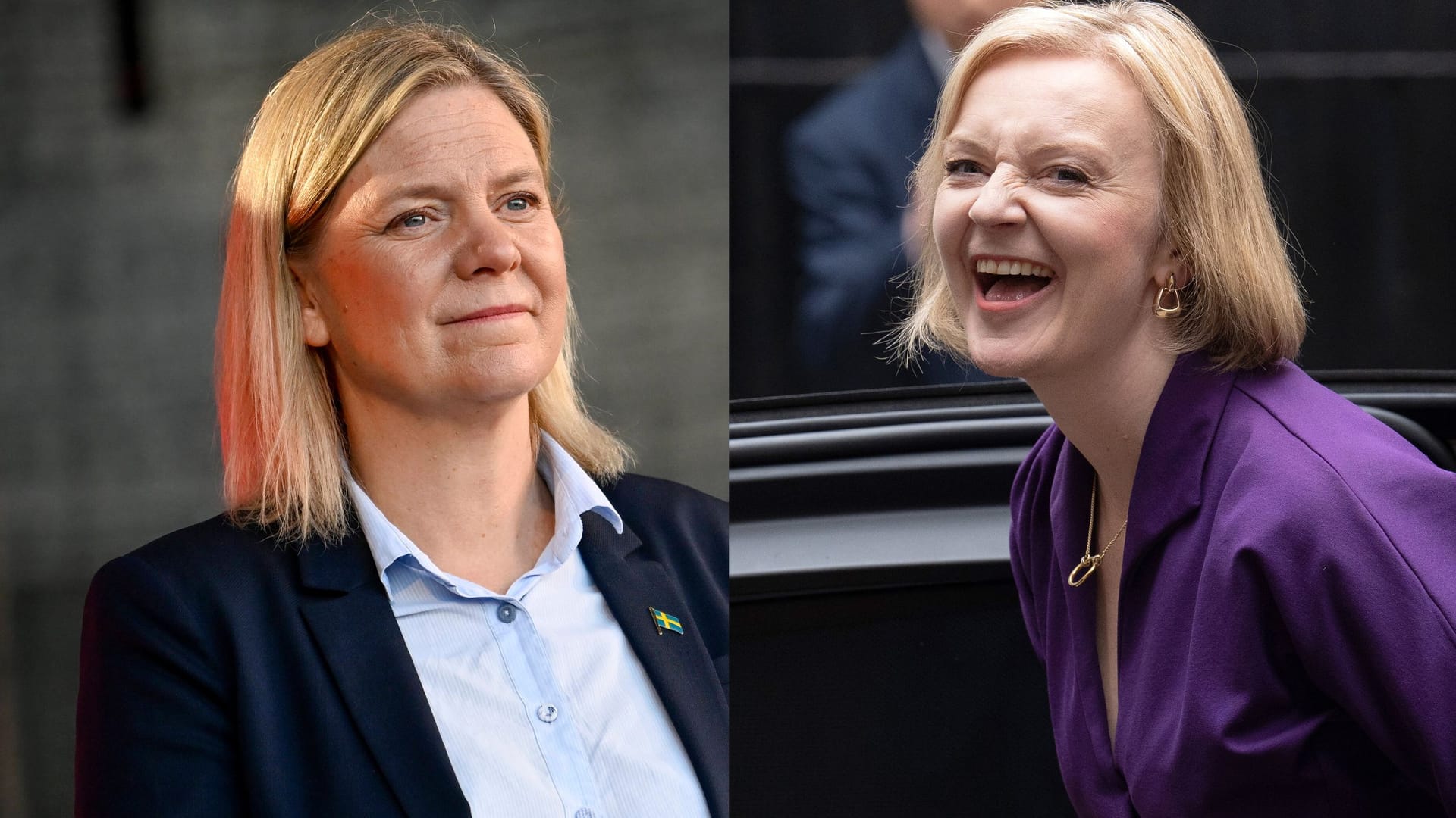 Magdalena Andersson und Liz Truss: Schwedens Premierministerin wollte ihrer neuen Kollegin auf Twitter gratulieren – erwischte aber das falsche Profil.