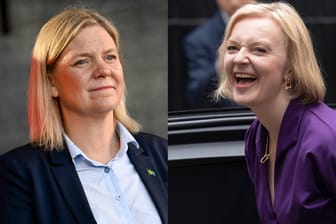 Magdalena Andersson und Liz Truss: Schwedens Premierministerin wollte ihrer neuen Kollegin auf Twitter gratulieren – erwischte aber das falsche Profil.