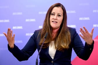 Janine Wissler: Die Linken-Vorsitzende sieht ihre Partei nicht vor der Spaltung.