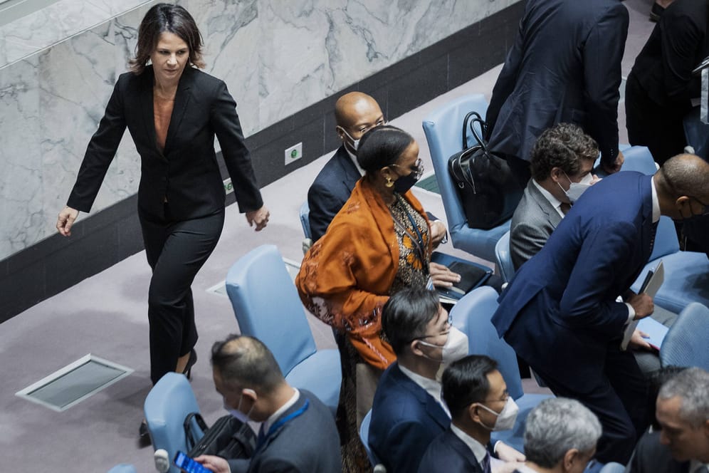 "Stoppen Sie diesen Krieg!": Annalena Baerbock im UN-Sicherheitsrat