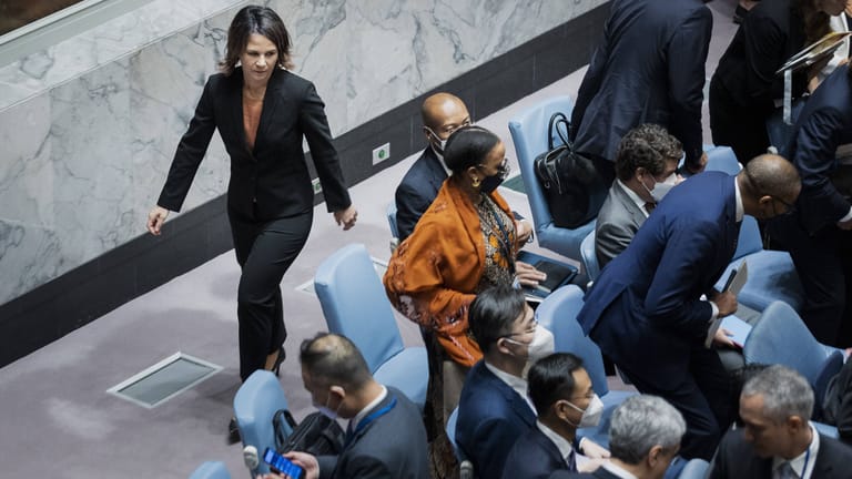 "Stoppen Sie diesen Krieg!": Annalena Baerbock im UN-Sicherheitsrat