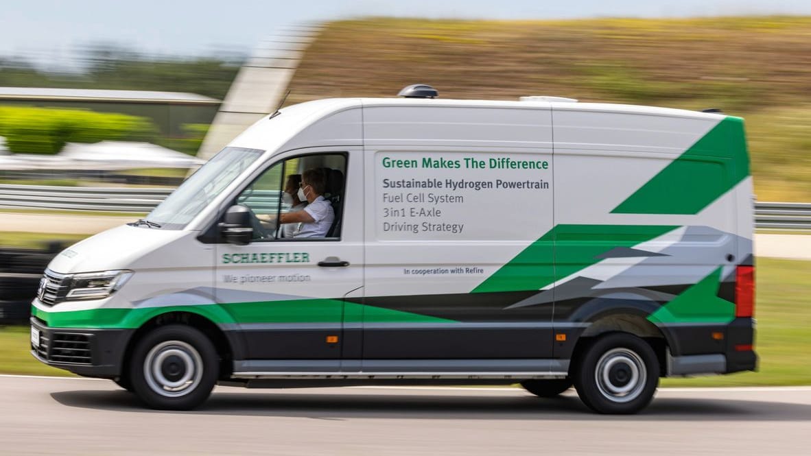 Transporter mit Brennstoffzelle: Zulieferer Schaeffler hat einen Prototypen vorgestellt.