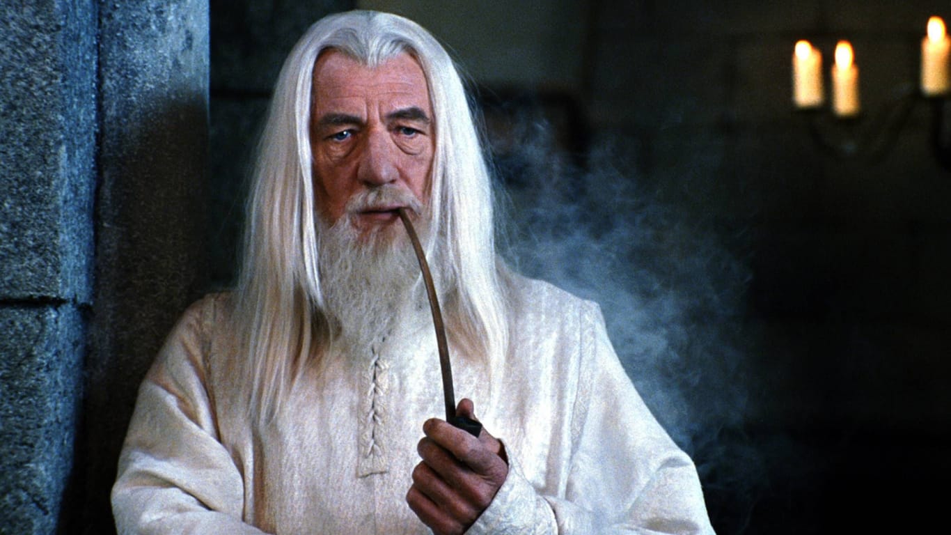 Ian McKellen als Gandalf in "Der Herr der Ringe: Die Rückkehr des Königs" von 2003.
