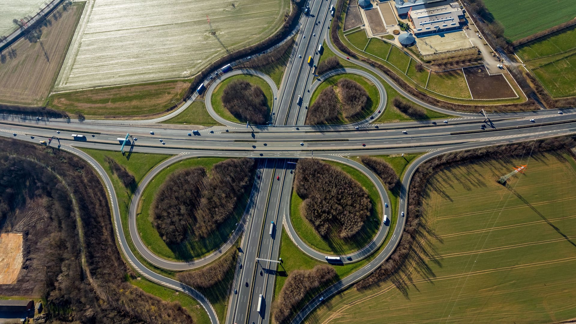 Das Autobahnkreuz Dortmund. (Archivfoto)