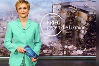 Ellen Ehni moderiert im Ersten den "Brennpunkt: Krieg gegen die Ukraine".