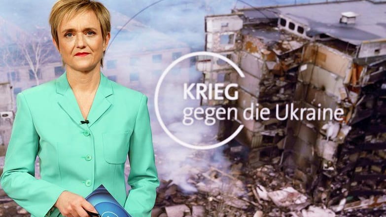 Ellen Ehni moderiert im Ersten den "Brennpunkt: Krieg gegen die Ukraine".