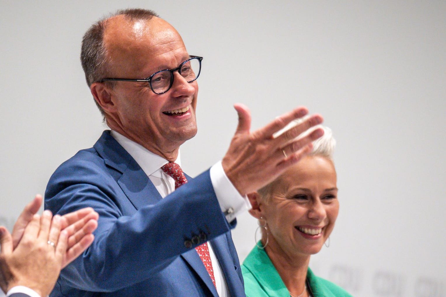 Friedrich Merz beim Parteitag: Der CDU-Chef hatte für die Frauenquote in seiner Partei geworben.