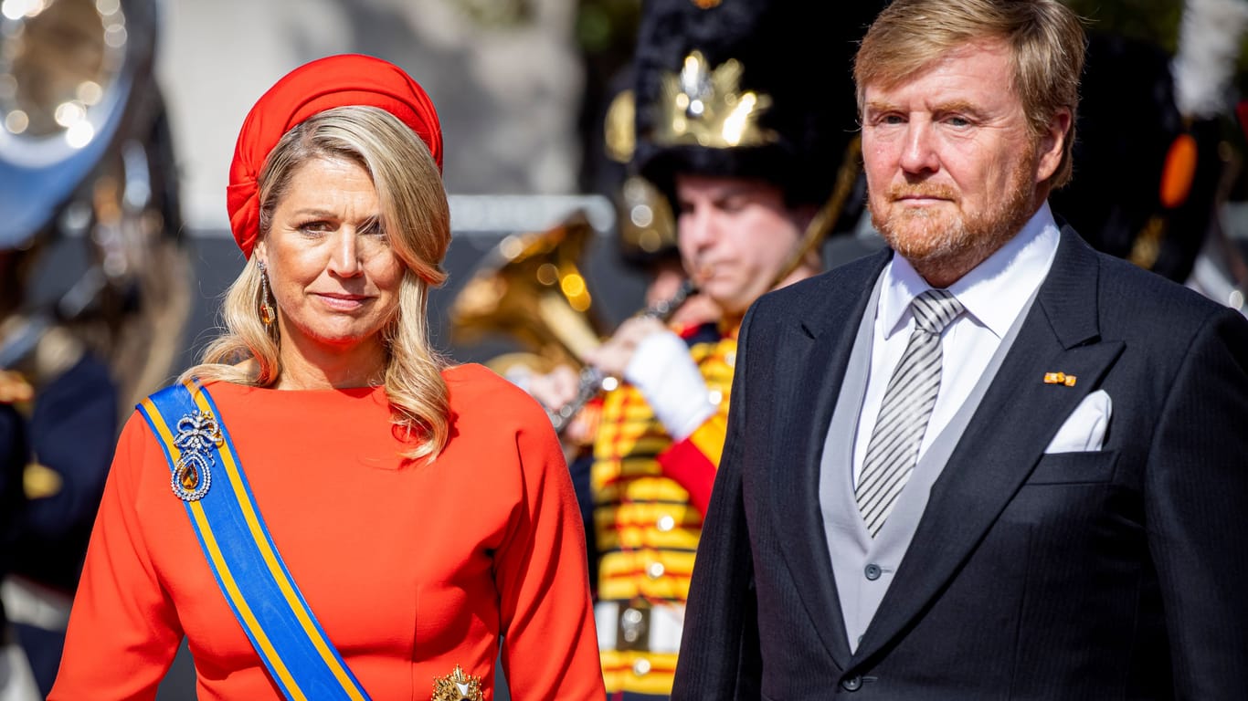 Máxima und Willem-Alexander der Niederlande: Das royale Paar wollte eigentlich gemeinsam nach Amerika fliegen.