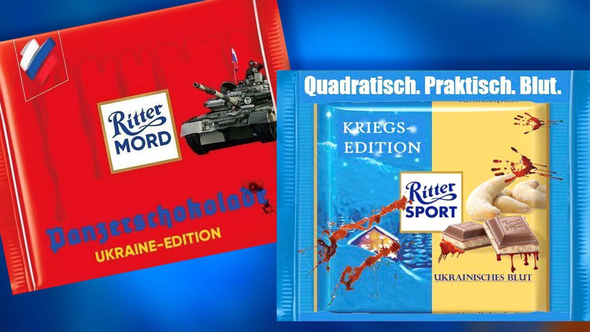 Ritter Sport wird im Internet verunglimpft.