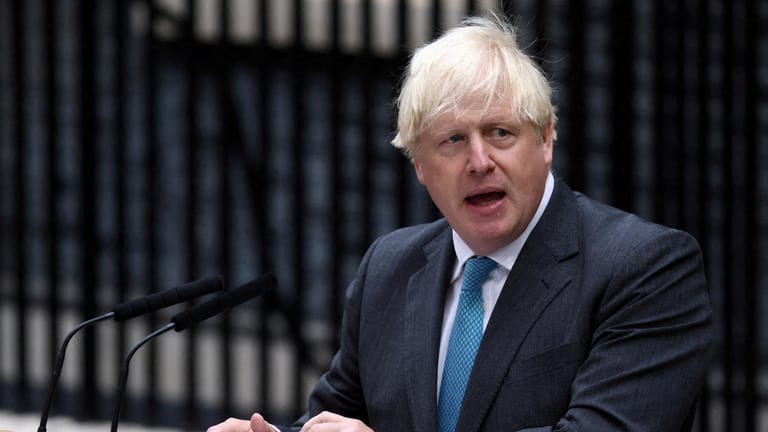 Boris Johnson, ehemaliger Premierminister Großbritanniens: Er leistete sich einen peinlichen Versprecher.