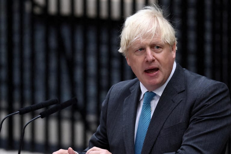 Boris Johnson, ehemaliger Premierminister Großbritanniens: Er leistete sich einen peinlichen Versprecher.