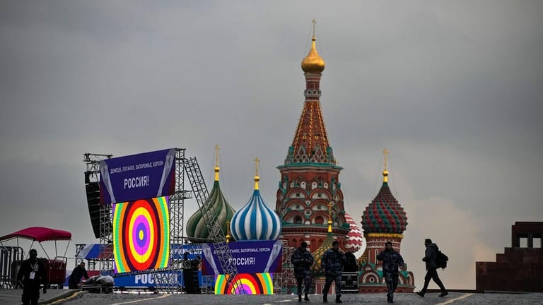 Auf dem Roten Platz in Moskau will das Kremlregime heute den "Anschluss" ukrainischer Regionen feiern.