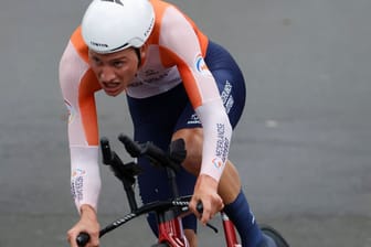 Mathieu van der Poel: Der niederländische Radstar musste beim WM-Straßenrennen aufgeben.