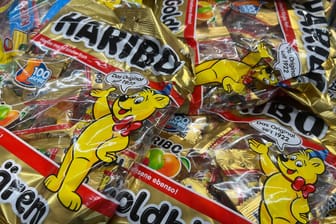Gummibärchentüten der Marke Haribo: Haribo hat bei vielen Sorten Füllmengenreduzierungen durchgeführt.