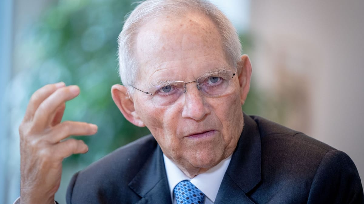 Wolfgang Schäuble will 2025 nicht mehr für den Bundestag kandidieren