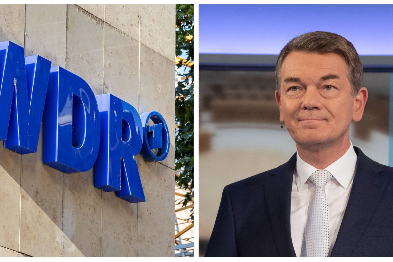 WDR-Logo/Jörg Schönenborn (Collage): Seit Wochen steht der öffentlich-rechtliche Rundfunk in der Kritik.