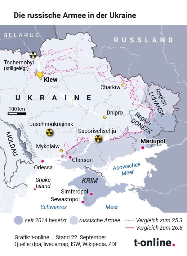 Ukraine-Krieg Karte