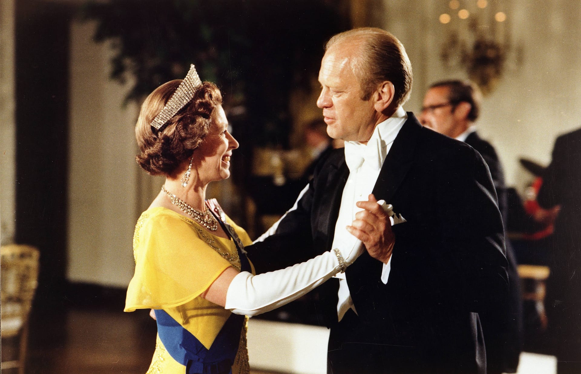 Ein Tanz im Weißen Haus: Die Queen und US-Präsident Gerald Ford im Jahr 1976.