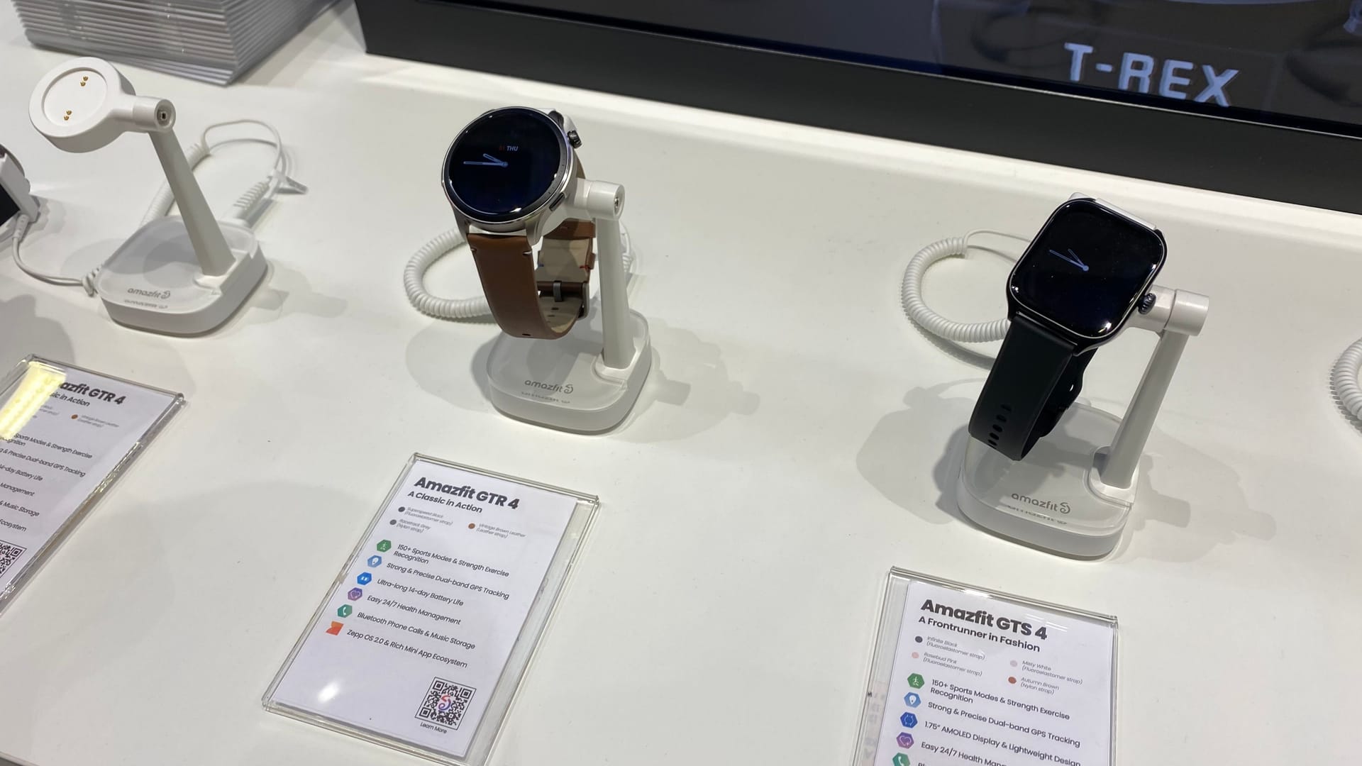 "GTR 4" und "GTS 4": Die beiden Smartwatches wurden auf der IFA 2022 vorgestellt.