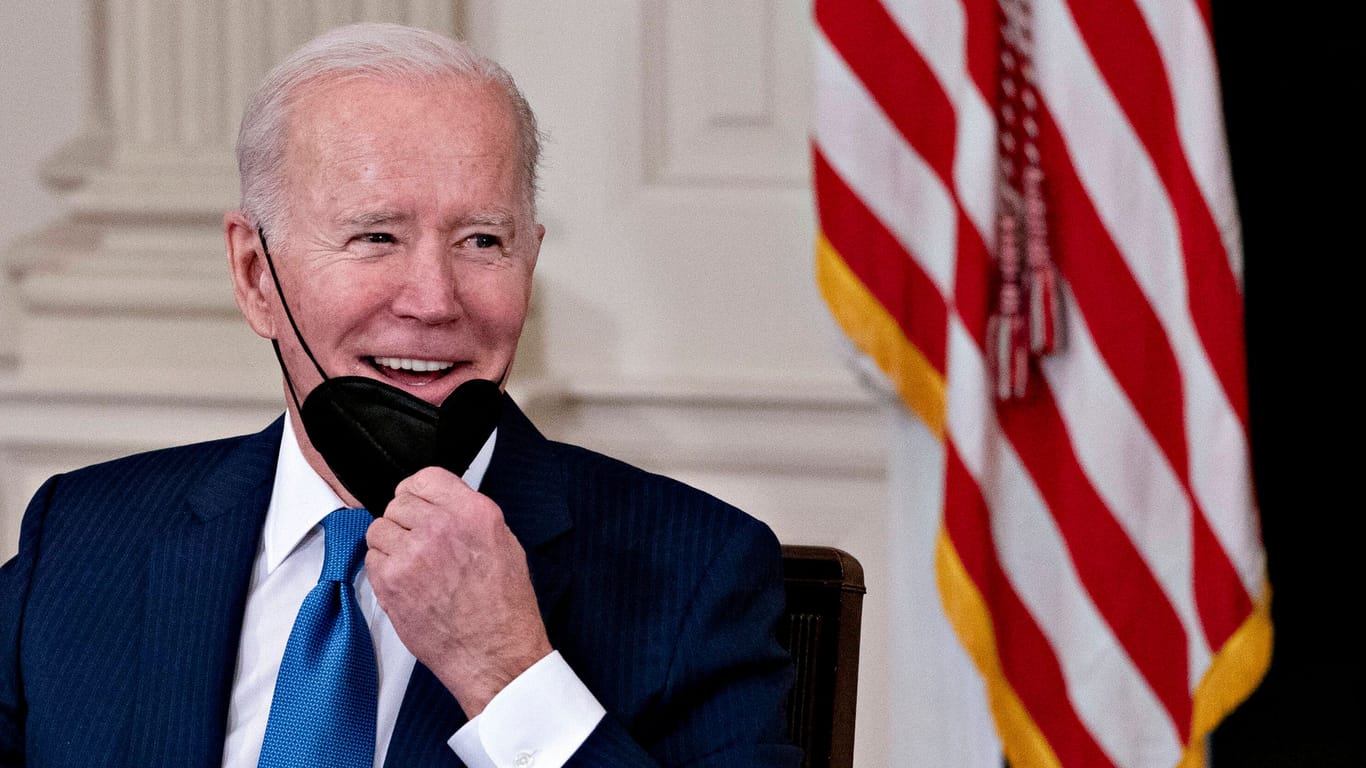 Joe Biden: Der US-Präsident hat die Corona-Pandemie in den USA für beendet erklärt.