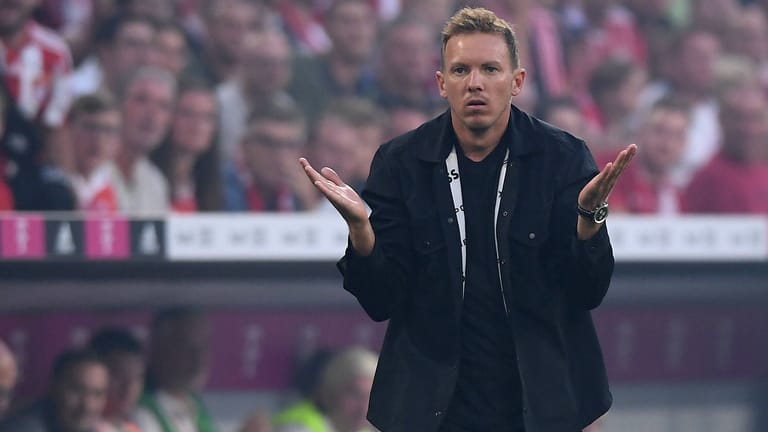 Julian Nagelsmann: Gegen Leverkusen will der Bayern-Trainer drei Punkte einfahren.