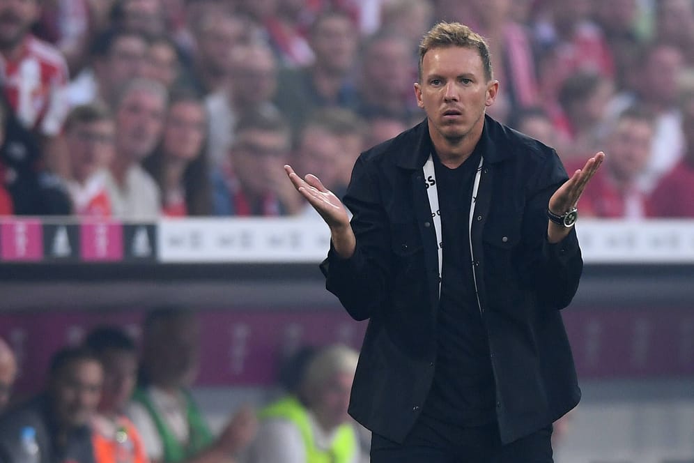 Julian Nagelsmann: Gegen Leverkusen will der Bayern-Trainer drei Punkte einfahren.