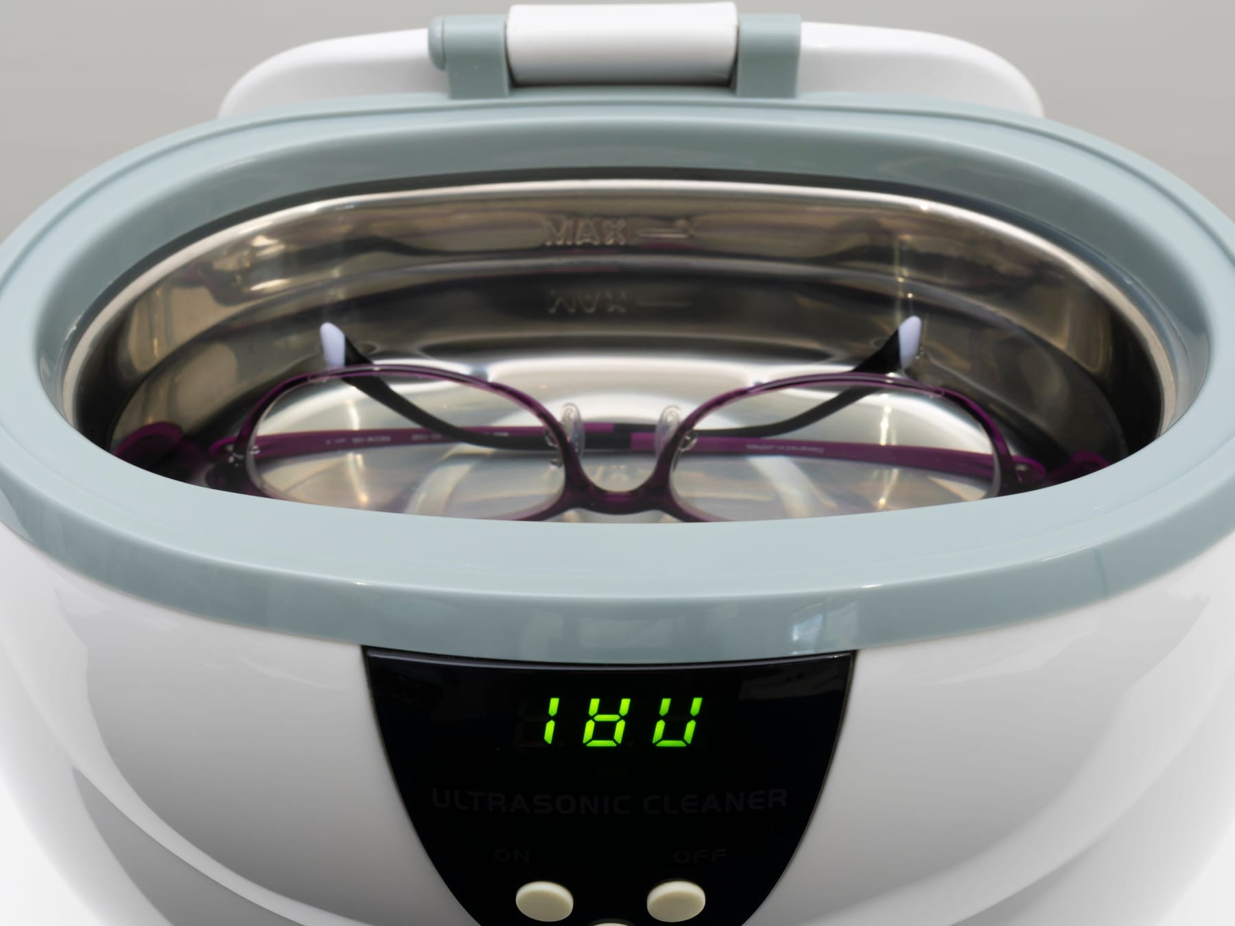 NDYD Ultraschallreinigungsmaschine 35W Mikro-Reinigungsgeräte Schmuck Brille Sehen Sauber 