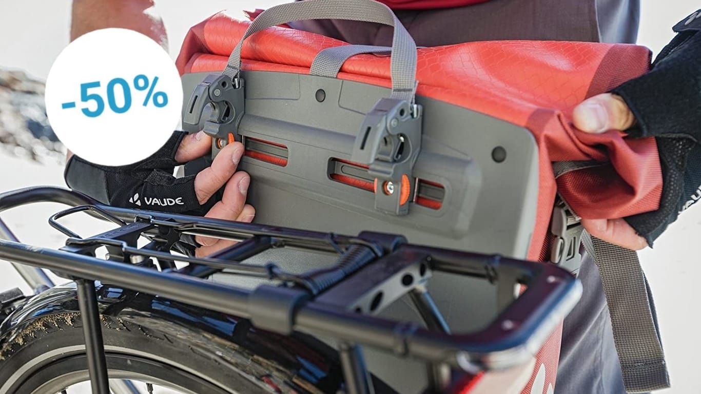 Amazon bietet die Fahrradtasche Aqua Back Plus von Vaude zum halben Preis an.