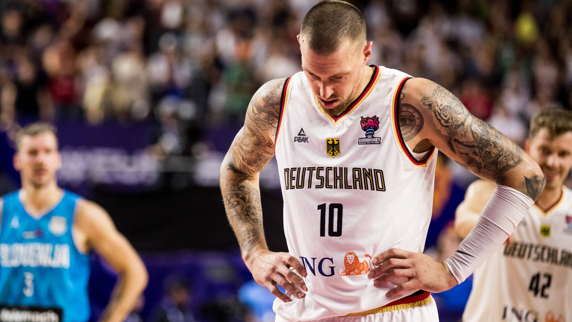 Daniel Theis: Der deutsche Center scheiterte mit seinem Team an den Slowenen.