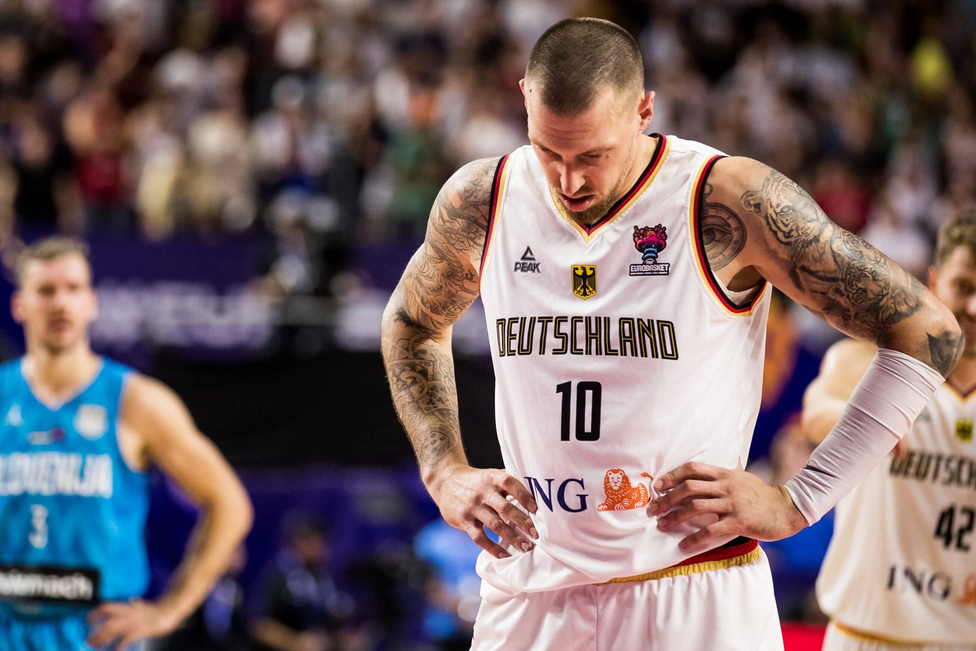 Daniel Theis: Der deutsche Center scheiterte mit seinem Team an den Slowenen.