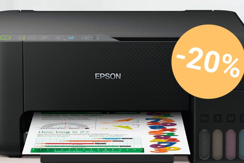 Der Epson EcoTank ET-2815 spart Druckkosten dank nachfüllbarer Tinte