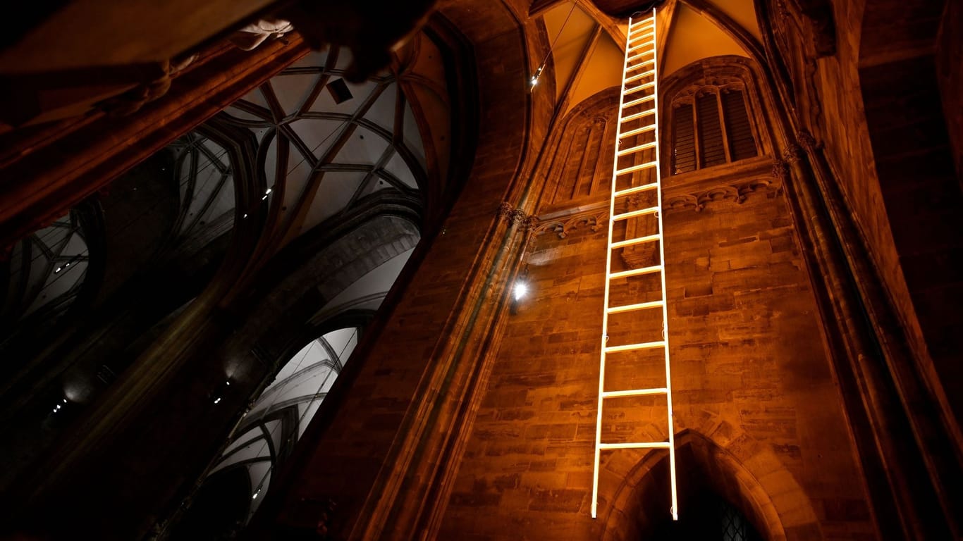 «Himmelsleiter» leuchtet ab Samstagabend über Münster