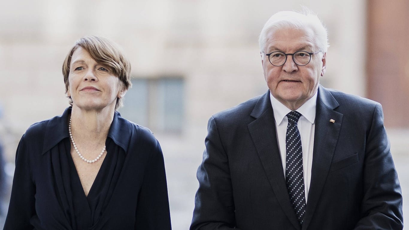 Frank-Walter Steinmeier und Elke Büdenbender werden bei der Trauerfeier erwartet.