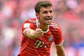 Sauer: Thomas Müller im Spiel gegen den VfB Stuttgart.