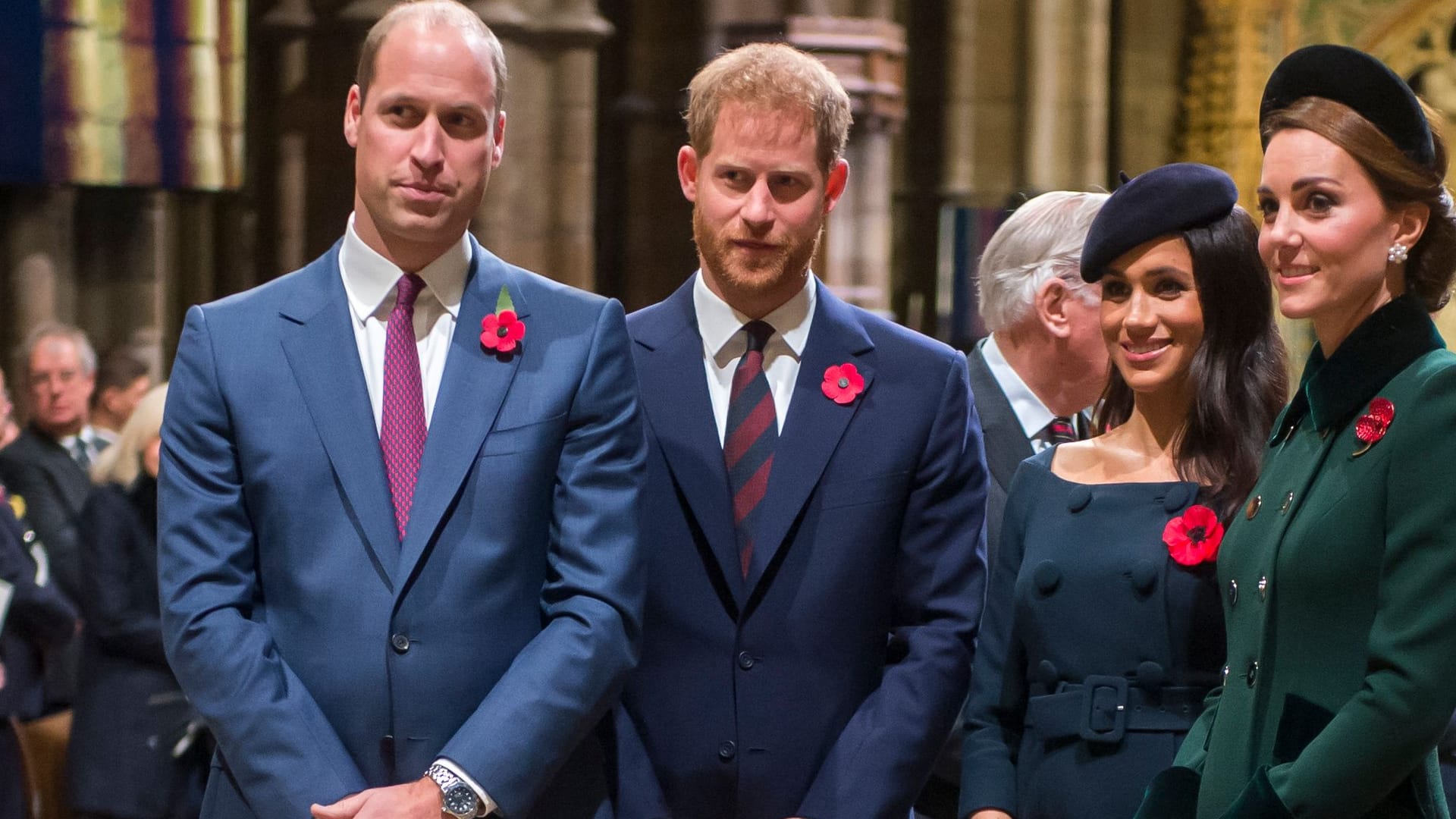 Früher nannte man William, Harry, Meghan und Kate die "Fab Four" (zu Deutsch: die fabelhaften Vier).