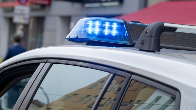 Blaulicht auf einem Polizeifahrzeug (Symbolfoto): Die "Malstunde" kann teuer werden.