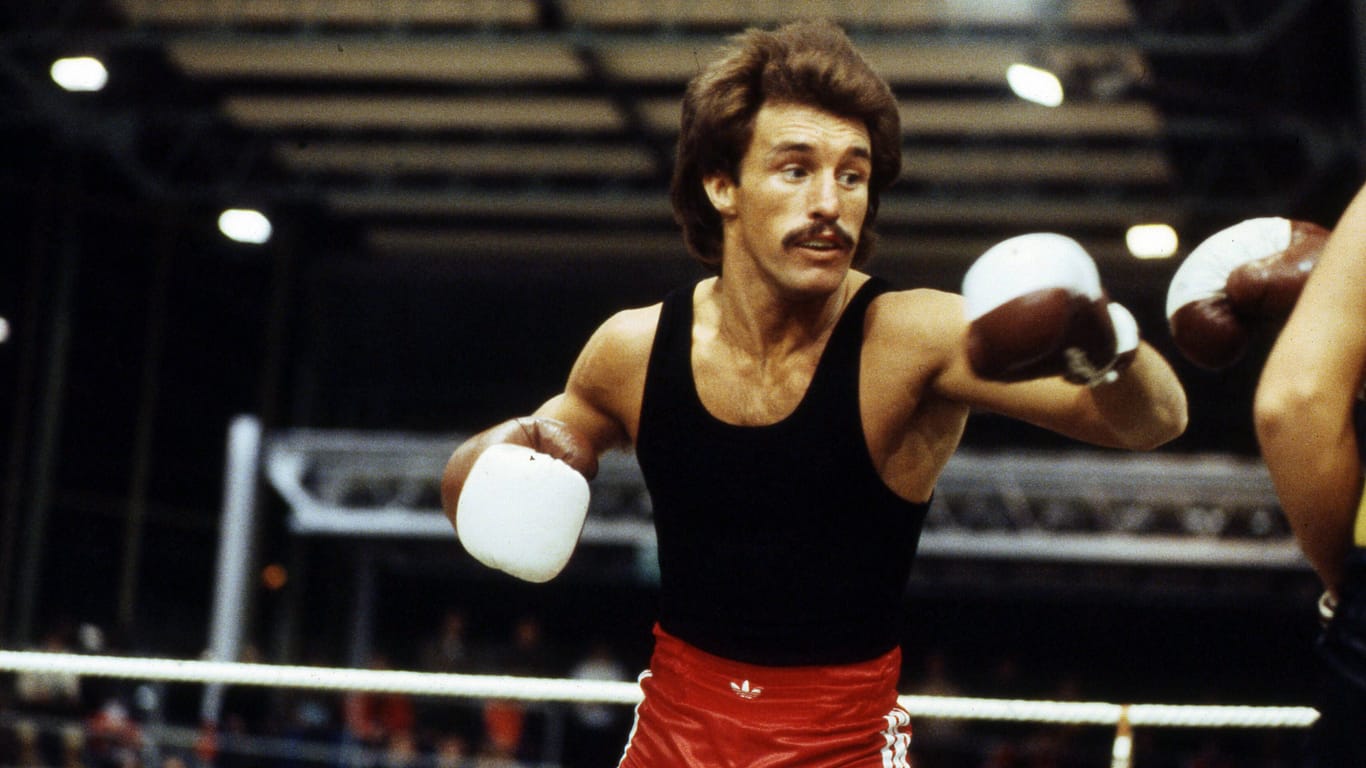 René Weller 1981 im Boxring