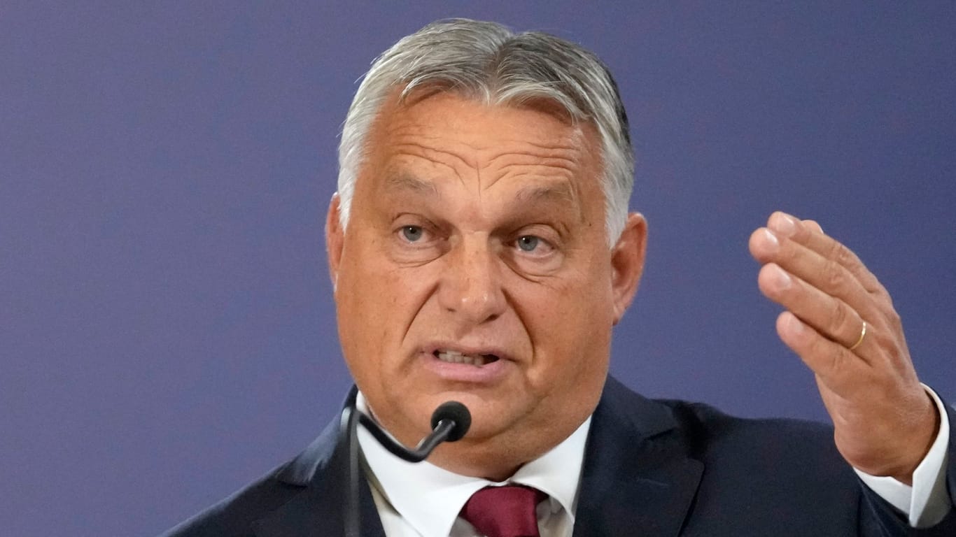 Viktor Orbán ( Archivbild): Er sieht die Sicherheit Europas durch Russland nicht bedroht.