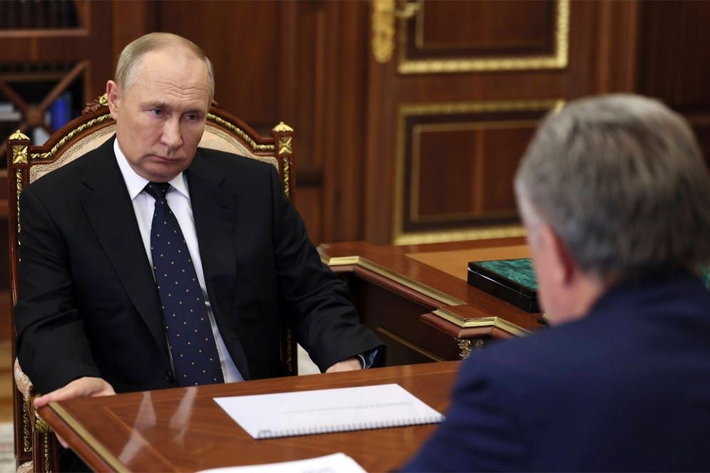 Wladimir Putin beim Treffen mit Witali Mutko: Das Treffen soll laut einer Journalistin aufgezeichnet worden sein.
