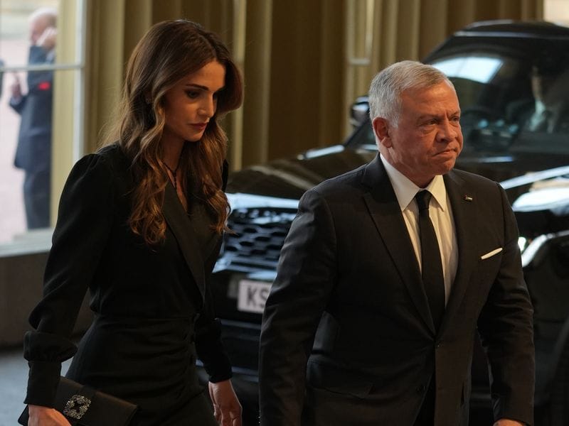 Königin Rania und König Abdullah II. von Jordanien.