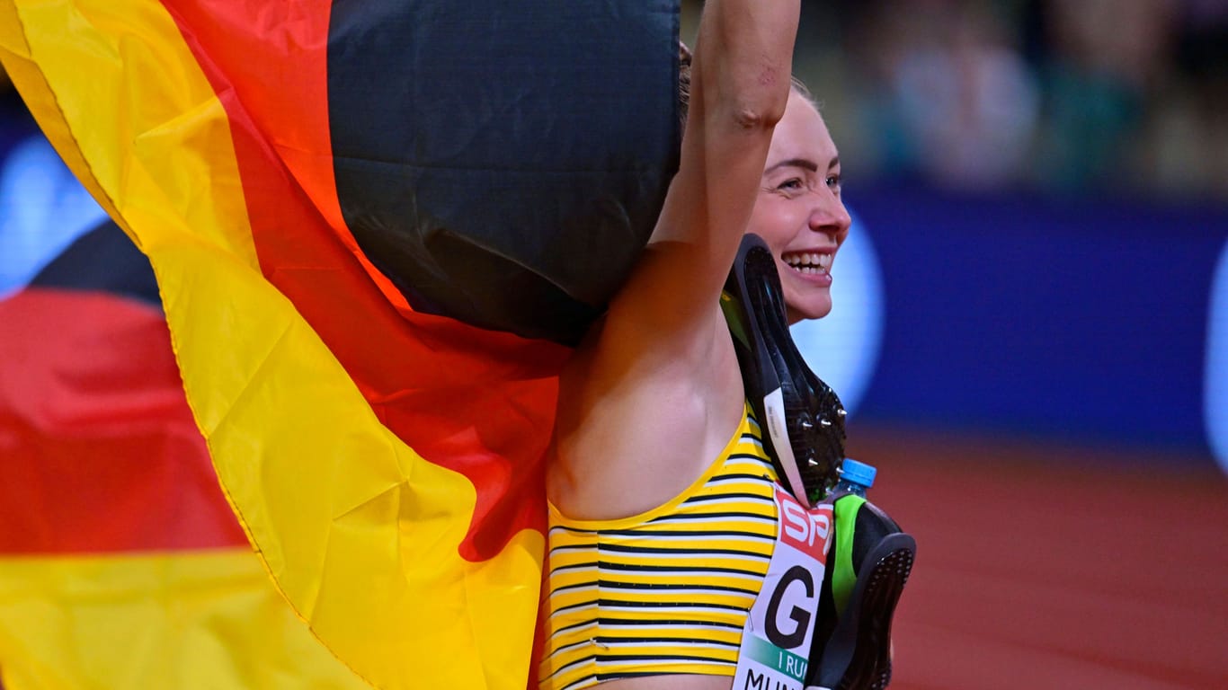 Gina Lückenkemper: Die Europameisterin war beim ISTAF in Berlin zu Gast.