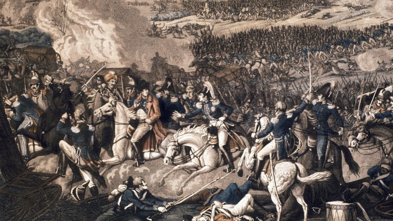 Alter Stich: Bei Waterloo erlitt Napoleon Bonaparte eine desaströse Niederlage.