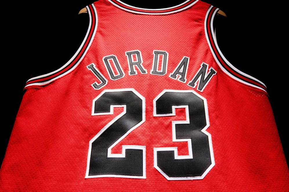 Millionen wert: Das Jersey von Michael Jordan aus der Saison 1997/98.