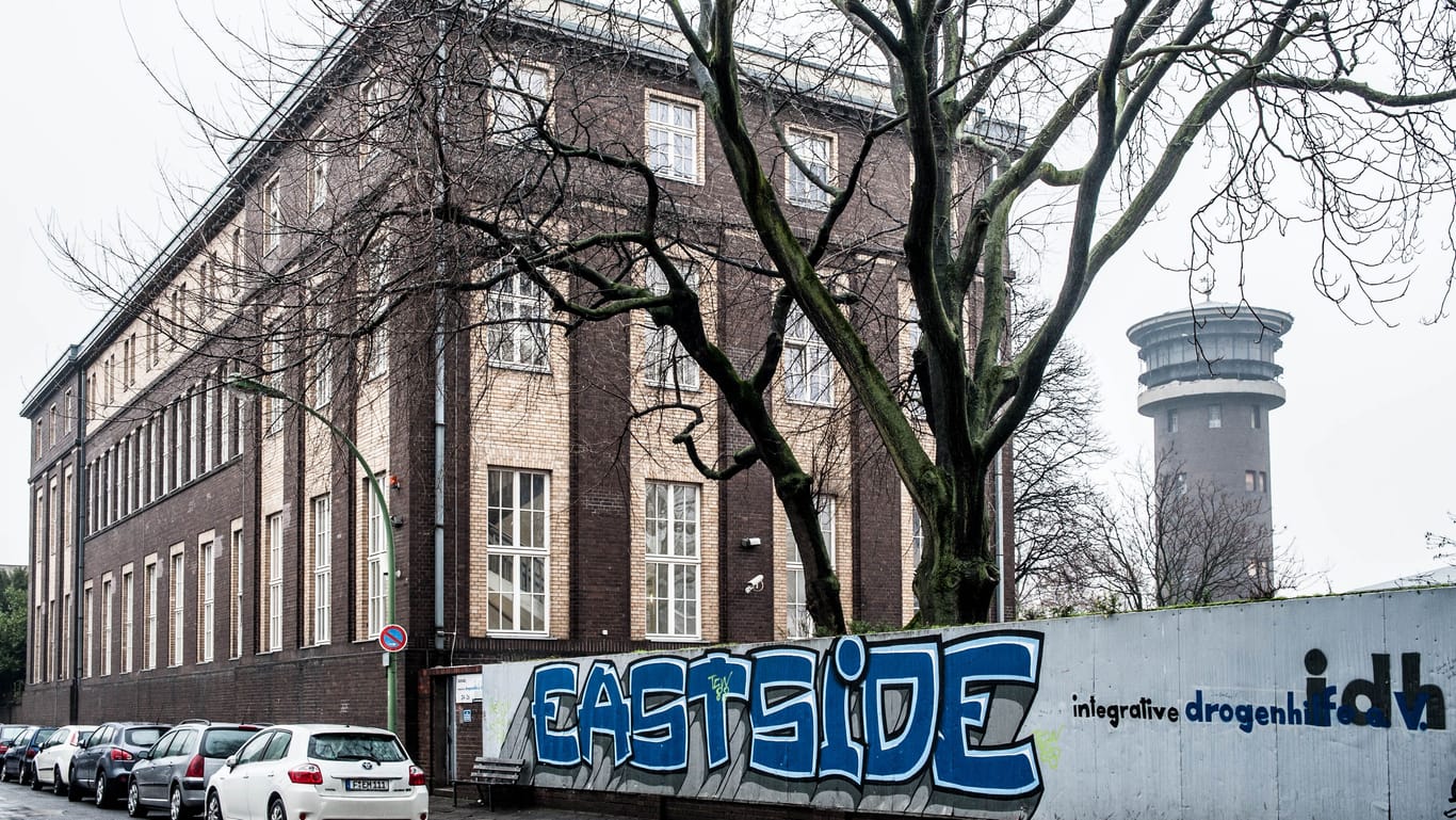 Die Drogenberatungsstelle Eastside im Osten von Frankfurt: Hier lebt und arbeitet David seit 2019.