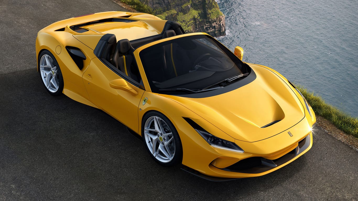F8 Spider in "Giallo Modena": Gelb ist bis heute als Ferrari-Farbe sehr gefragt.
