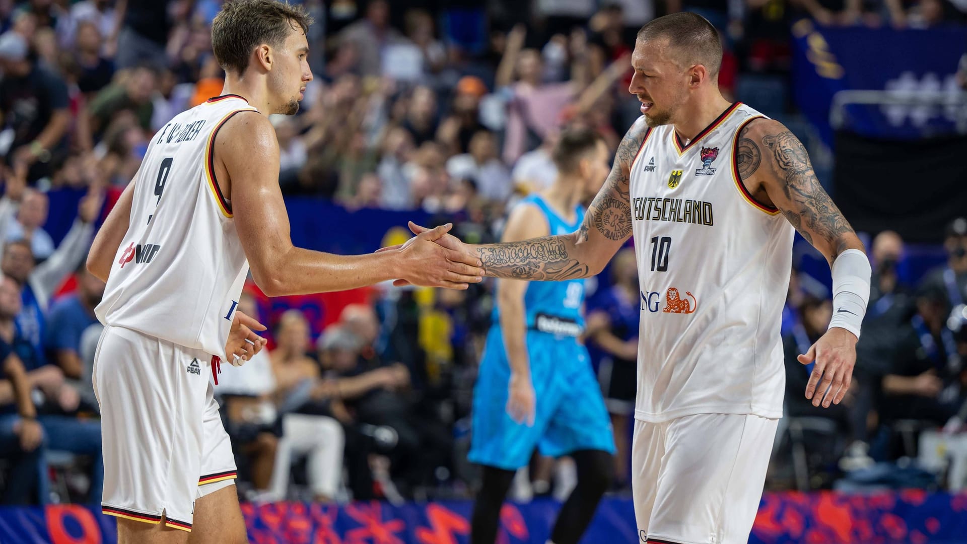 Auch auf sie wird es ankommen: Franz Wagner (l.) und Daniel Theis.