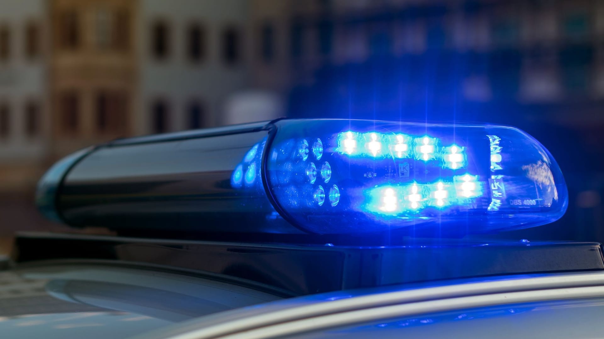 Polizeifahrzeug - Blaulicht Polizeifahrzeug - Blaulicht
