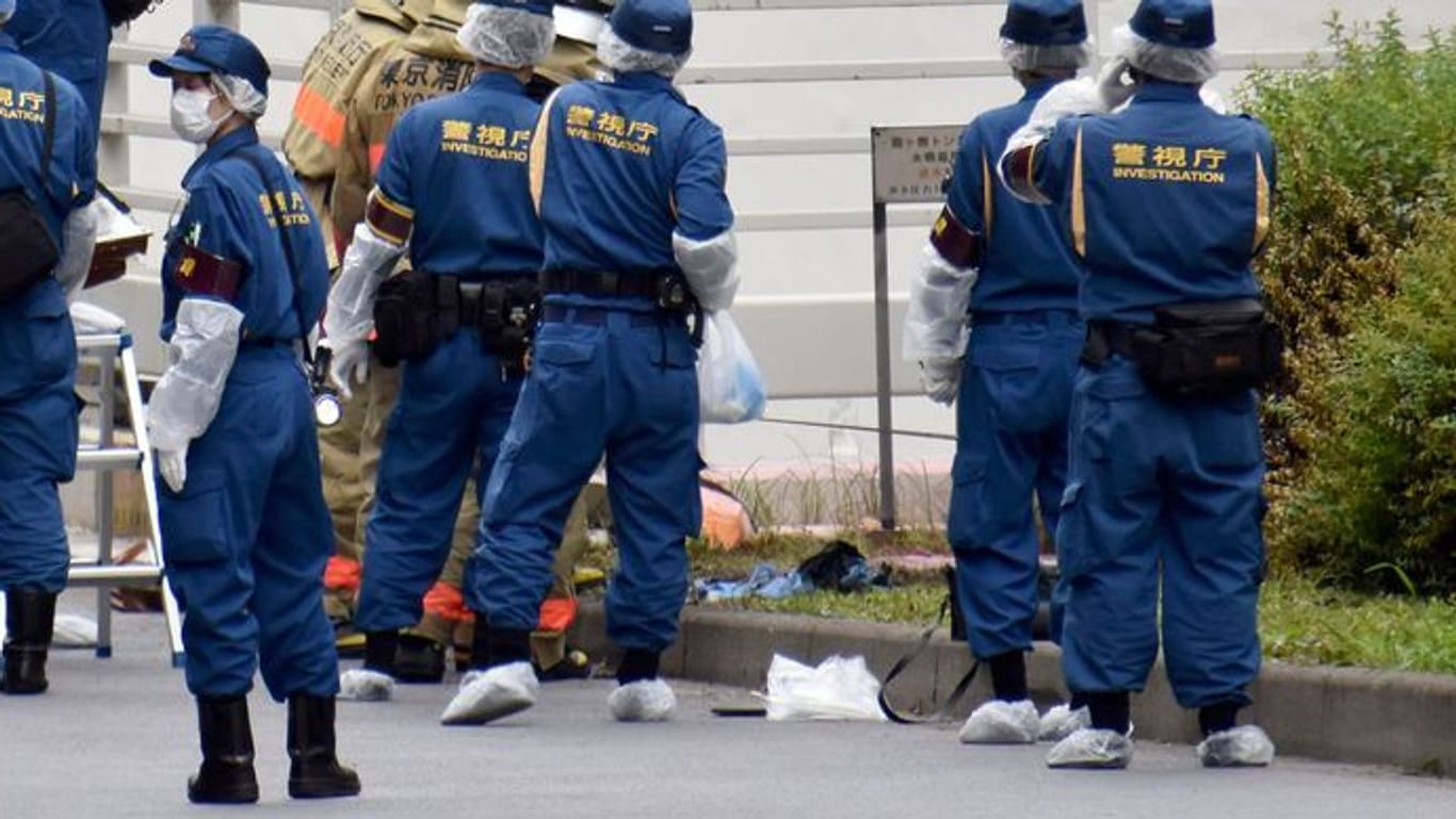 Tatort in Japan: Dort hatte sich ein Mann aus Protest selbst in Brand gesetzt.