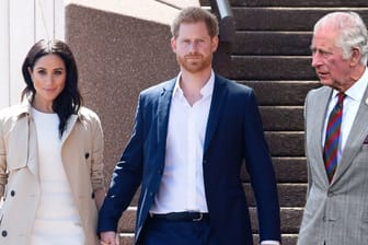 Streit mit Prinz Charles: Herzogin Meghan und Prinz Harry befinden sich aktuell in Großbritannien,